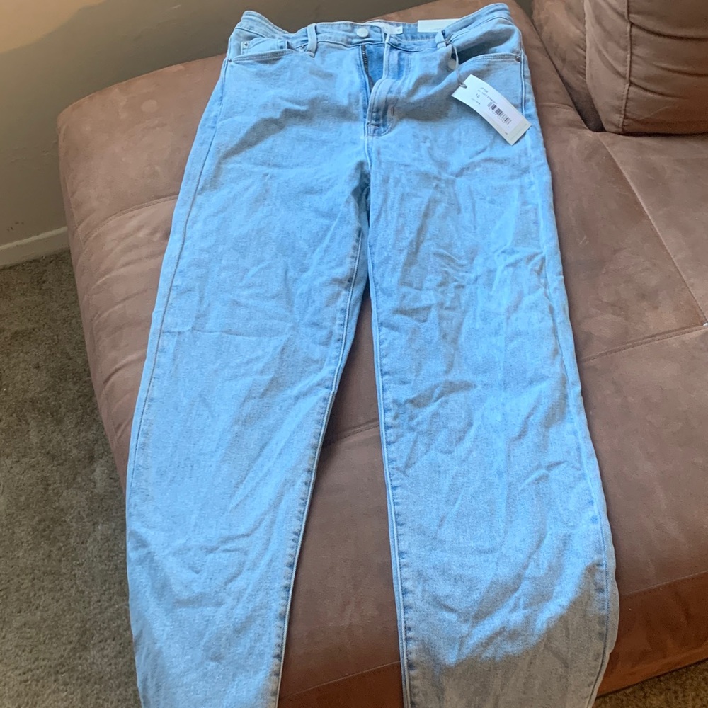 Anthropologie Light Blue Straight Leg Jeans